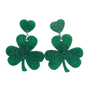 Green Clover Earrings