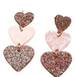 Heart Dangle Earrings