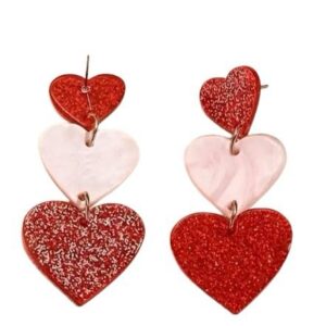 Heart Dangle Earrings